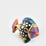Spotted fish pin