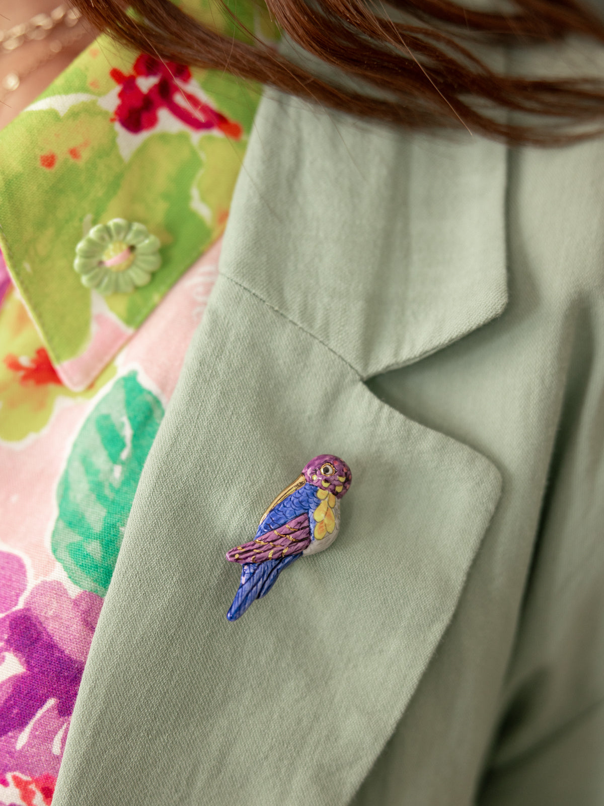 Anna's Hummingbird Pin