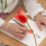 Tulipe éternelle rouge