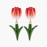 Boucles d’oreilles pendantes Tulipe