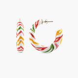 Boucles d’oreilles créoles Crazy Tiger