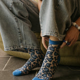 Calcetines Leopardo azul - Cosmic