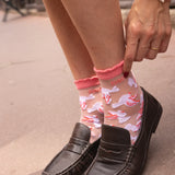 Chaussettes colombe et cœur