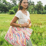 Tote bag Crazy Tiger