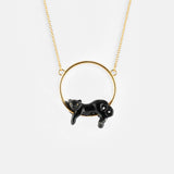 Black Panther Round Necklace