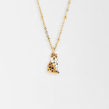 Sitting Leopard Necklace