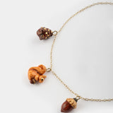 Squirrel &amp; Acorn Necklace