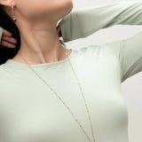 Black snail necklace