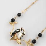 Collier oiseaux Pics Maculés