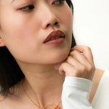 Collier rond tigre et lys