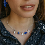 Collier multi cosmic et perles