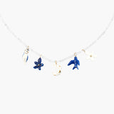 Collier multi cosmic et perles
