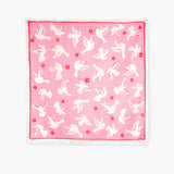 Foulard colombe et cœur