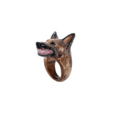 Bague berger allemand agressif