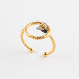 Bague cercle abeille