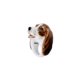 Bague chien basset hound