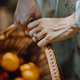 bague ajustable doré bouledogues français