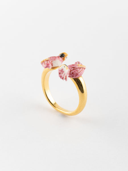 FaceToFace white cacti porcelain ring – NACH BIJOUX