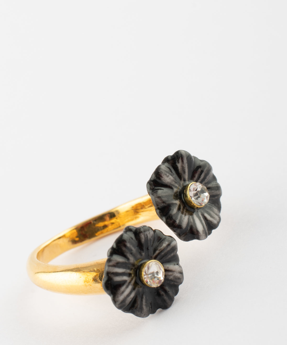Bague FaceToFace chardon noir