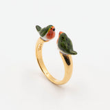 Bague FaceToFace rouge-gorge