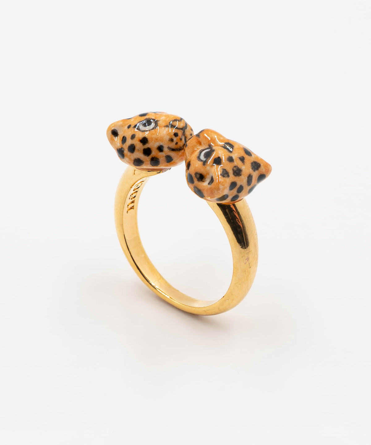 Bague FaceToFace tête de léopard