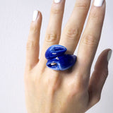 Bague homard bleu