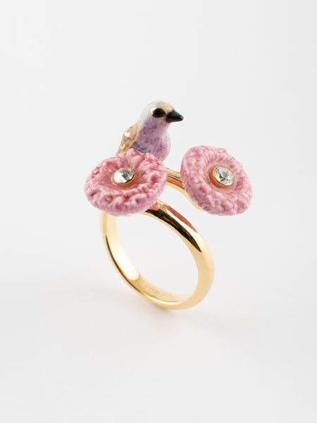 Nach(ナッシュ) リング フリーサイズ Bague spirale a fleurs Nach(ナッシュ) リング フリーサイズ Bague spirale a fleurs