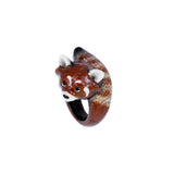 Bague panda roux