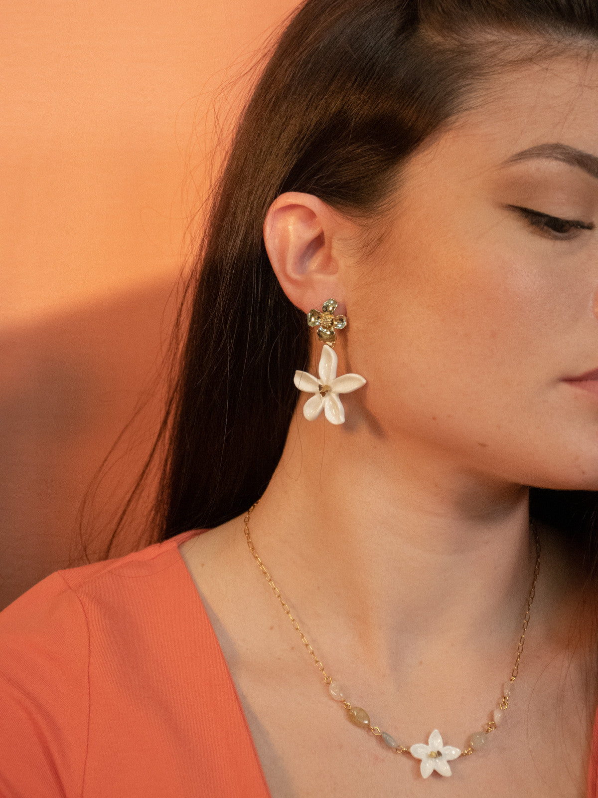 Boucles d'oreilles jasmin - Jasmin et moi