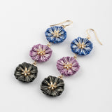 Boucles d'oreilles pendantes grands chardons
