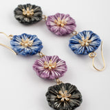Boucles d'oreilles pendantes grands chardons