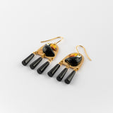 Boucles d'oreilles toucan graphique