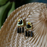 Boucles d'oreilles toucan graphique