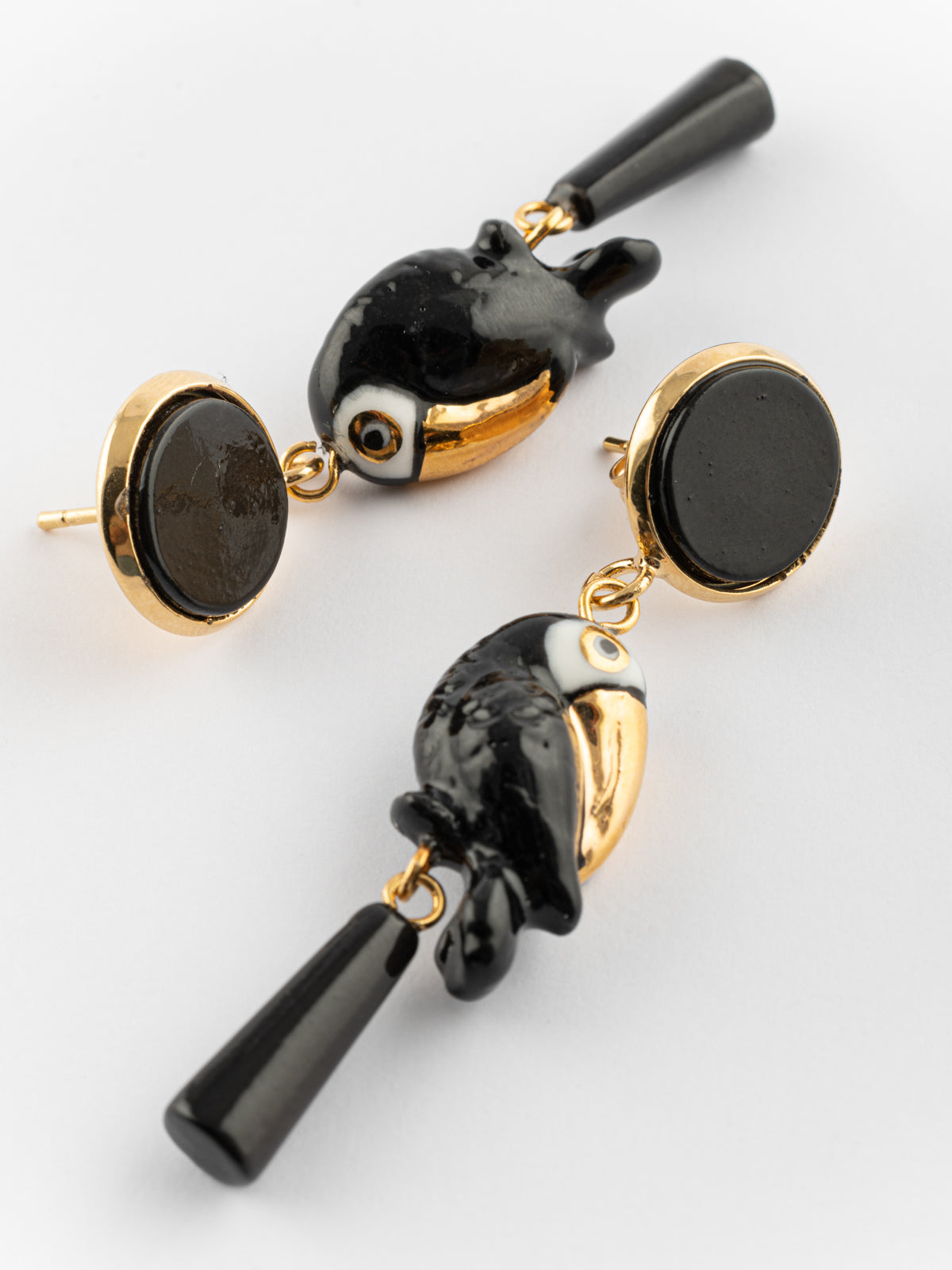 Boucles d'oreilles toucan