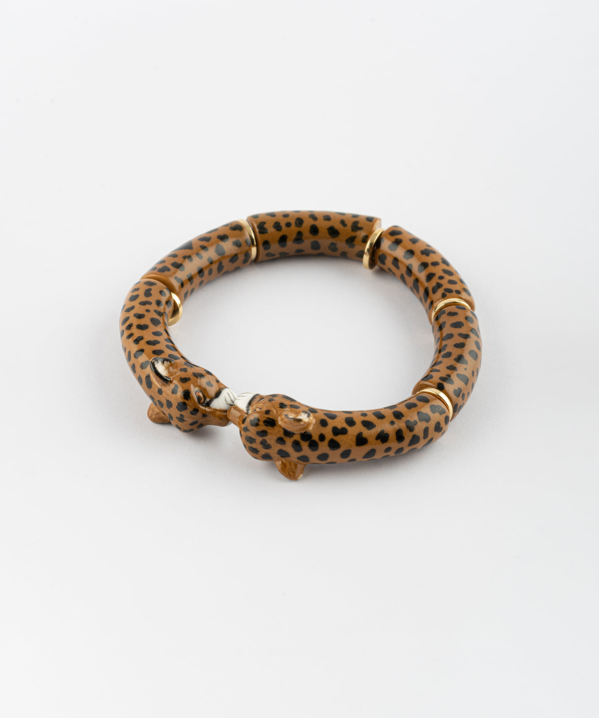 Bracelet perles guépard - Premier amour