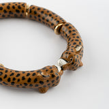 Bracelet perles guépard - Premier amour