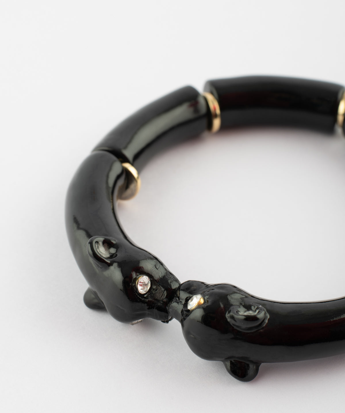 Bracelet bisou panthère noire