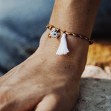 Bracelet chat et pompon