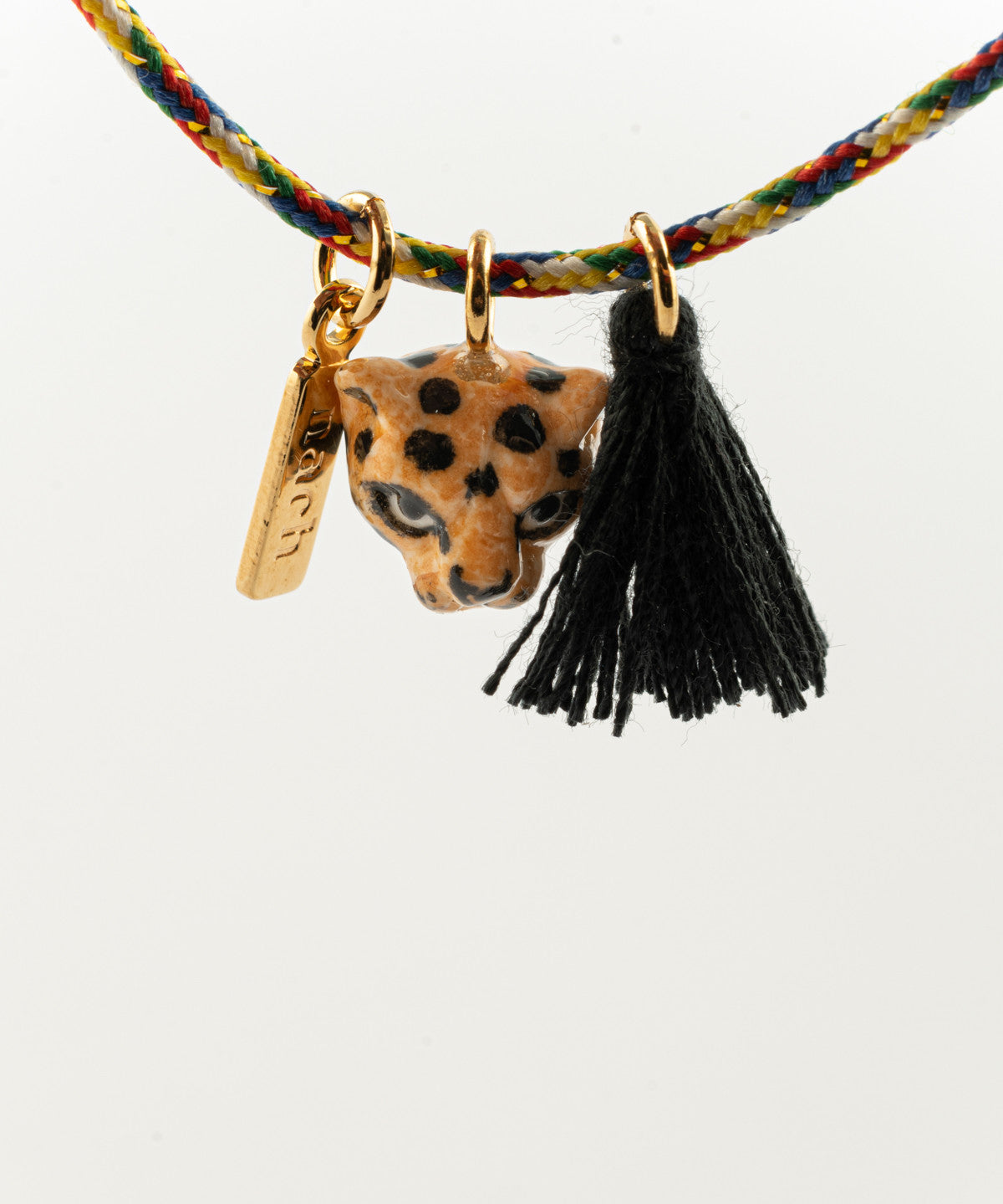 Bracelet corde léopard