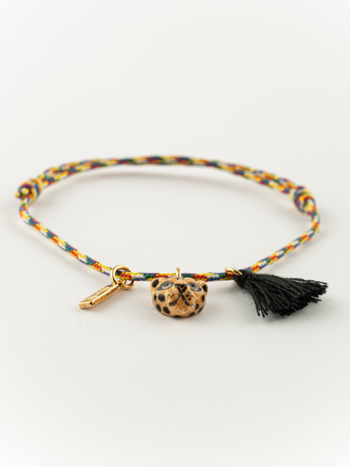 Bracelet corde léopard
