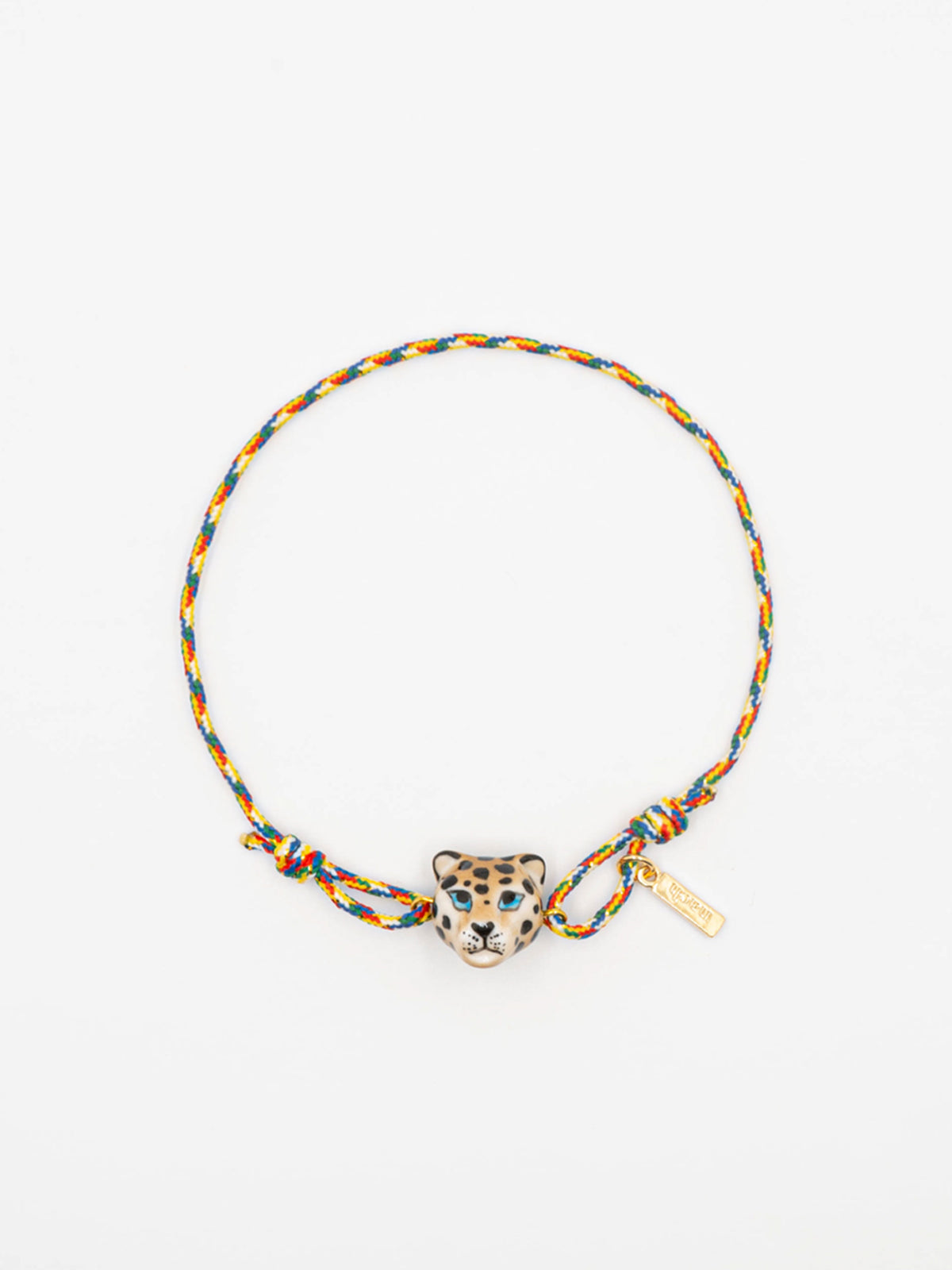 Bracelet charm's multicolore léopard