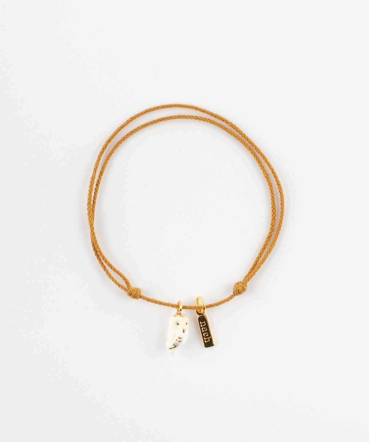 Bracelet cordon chouette