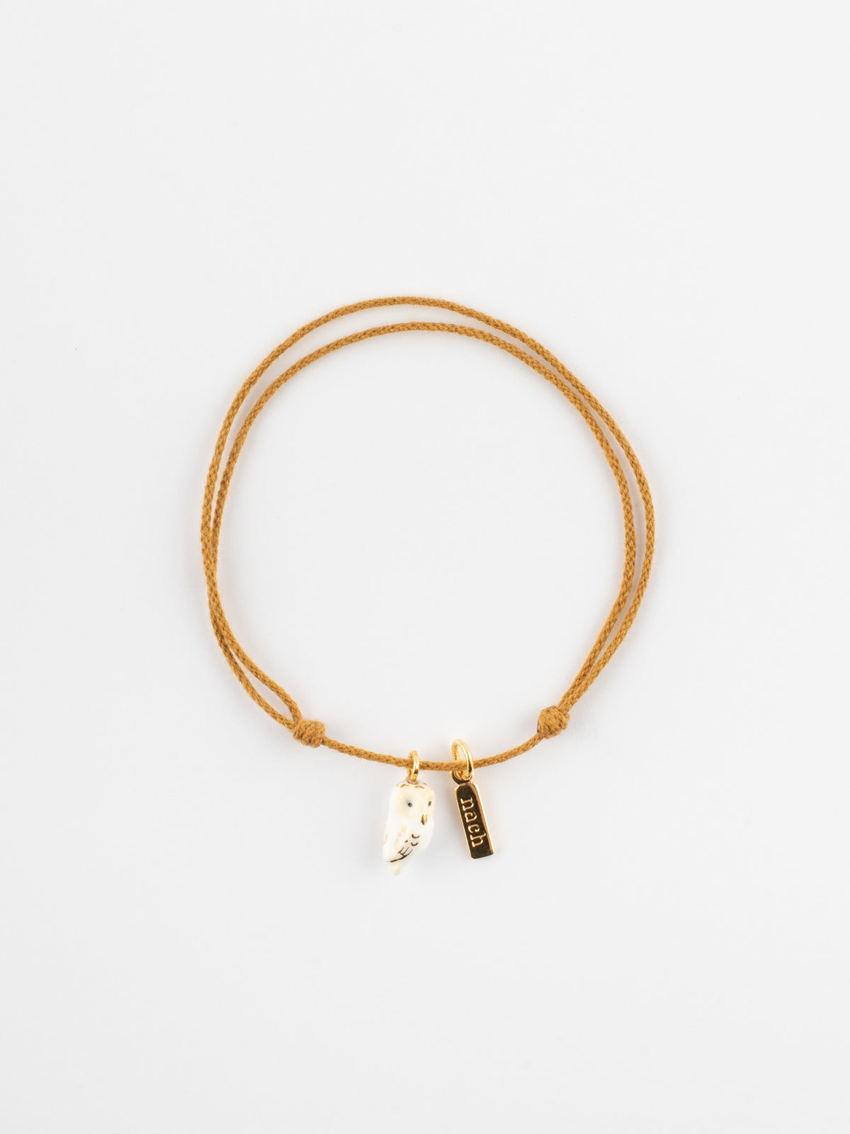 Bracelet cordon chouette