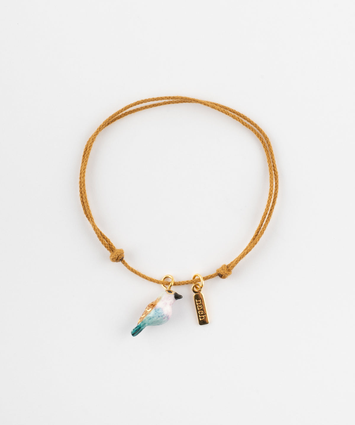 Bracelet cordon oiseau