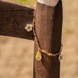 Bracelet fleur de poirier & poire