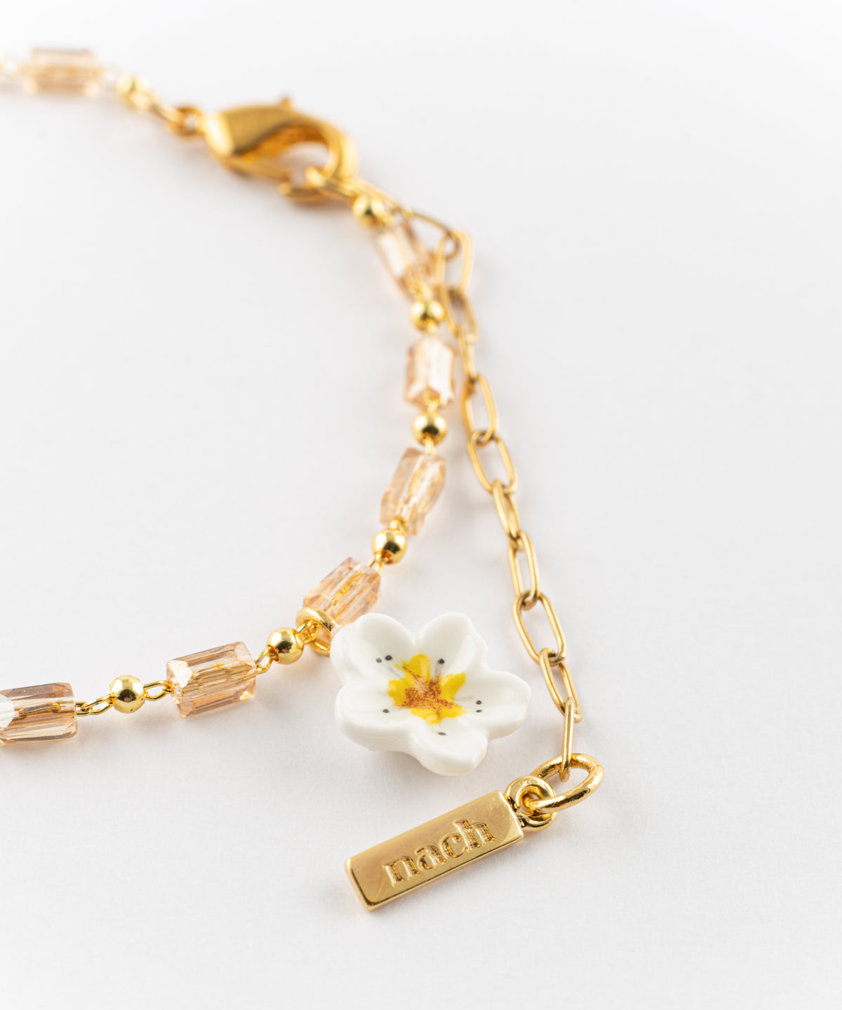Bracelet fleur de poirier & poire