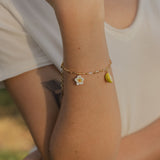 Bracelet fleur de poirier & poire