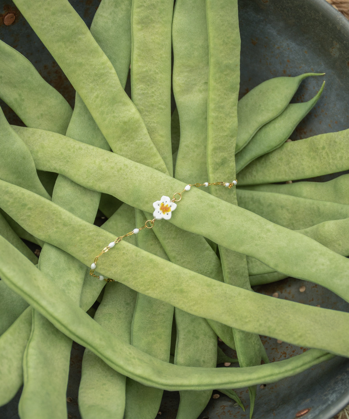 Bracelet fleur de poirier