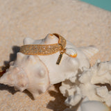 Bracelet twistband coquillage nacré