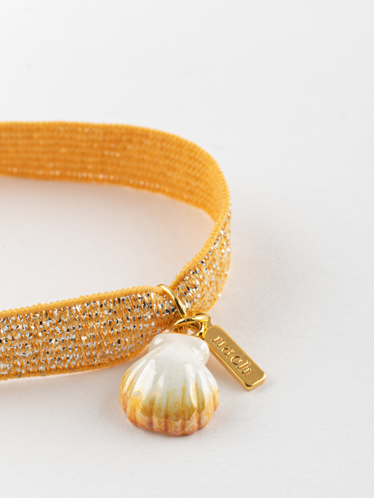 Bracelet twistband coquillage nacré